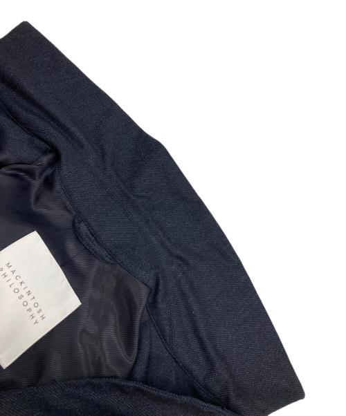 MACKINTOSH PHILOSOPHY（マッキントッシュ フィロソフィー）MACKINTOSH PHILOSOPHY (マッキントッシュ フィロソフィー) 比翼ステンカラーコート ネイビー サイズ:38の古着・服飾アイテム