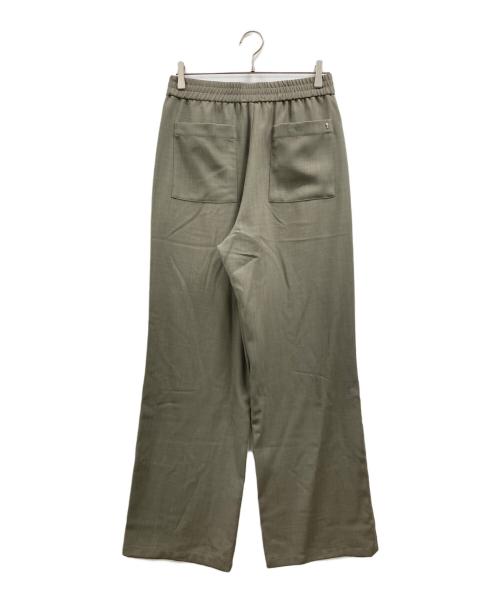 AMI PARIS（アミ パリス）AMI PARIS (アミ パリス) Wool Straight Fit Elasticated Trousers オリーブ サイズ:Sの古着・服飾アイテム