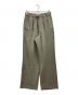 AMI PARIS（アミ パリス）の古着「Wool Straight Fit Elasticated Trousers」｜オリーブ