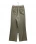 AMI PARIS (アミ パリス) Wool Straight Fit Elasticated Trousers オリーブ サイズ:S：13000円