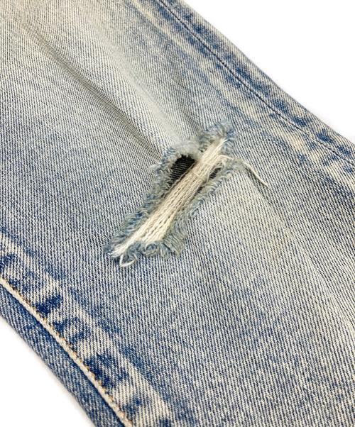Saint Laurent Paris（サンローランパリ）Saint Laurent Paris (サンローランパリ) ダメージ加工スキニーデニムパンツ ブルー サイズ:29の古着・服飾アイテム