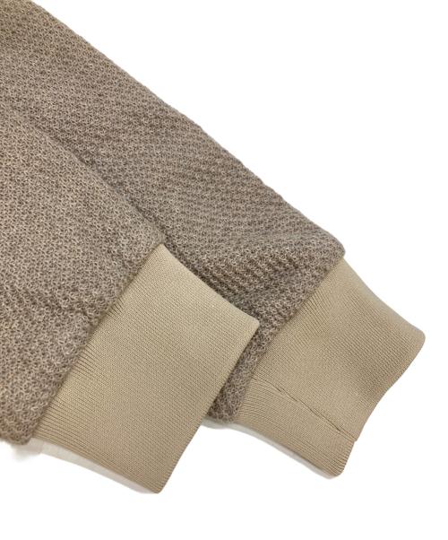 KIRED（キーレッド）KIRED (キーレッド) スタンドカラーニットジャケット ベージュ サイズ:50の古着・服飾アイテム