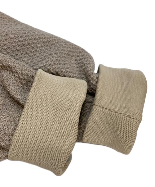 KIRED（キーレッド）KIRED (キーレッド) スタンドカラーニットジャケット ベージュ サイズ:50の古着・服飾アイテム