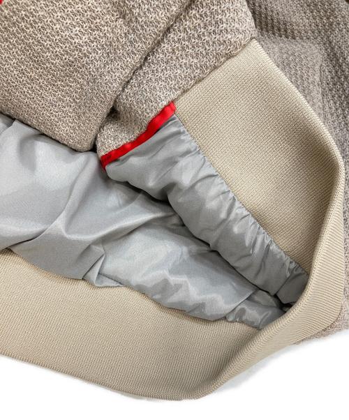 KIRED（キーレッド）KIRED (キーレッド) スタンドカラーニットジャケット ベージュ サイズ:50の古着・服飾アイテム