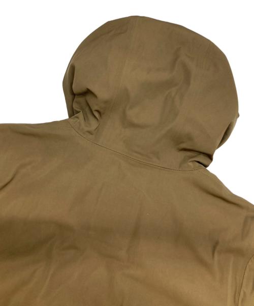monobi（モノビ）monobi (モノビ) ダウンライナー付きフーデッドコート ブラウン×オリーブ サイズ:Mの古着・服飾アイテム