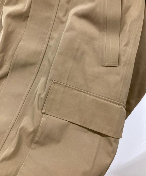 monobi（モノビ）monobi (モノビ) ダウンライナー付きフーデッドコート ブラウン×オリーブ サイズ:Mの古着・服飾アイテム