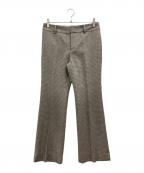 MUSE de Deuxieme Classeミューズ ドゥーズィエム クラス）の古着「Col Pierrot Houndstooth パンツ」｜ベージュ