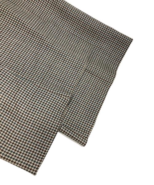 MUSE de Deuxieme Classe（ミューズ ドゥーズィエム クラス）MUSE de Deuxieme Classe (ミューズ ドゥーズィエム クラス) Col Pierrot Houndstooth パンツ ベージュ サイズ:36の古着・服飾アイテム