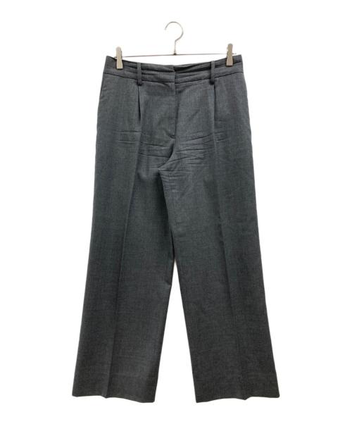 MUSE de Deuxieme Classe（ミューズ ドゥーズィエム クラス）MUSE de Deuxieme Classe (ミューズ ドゥーズィエム クラス) masculin タックパンツ グレー サイズ:38の古着・服飾アイテム