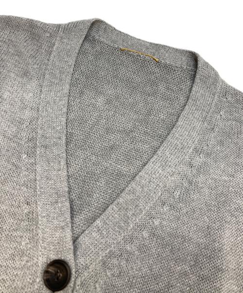 MUSE de Deuxieme Classe（ミューズ ドゥーズィエム クラス）MUSE de Deuxieme Classe (ミューズ ドゥーズィエム クラス) grace カーディガン グレー サイズ:不明(実寸参照)の古着・服飾アイテム