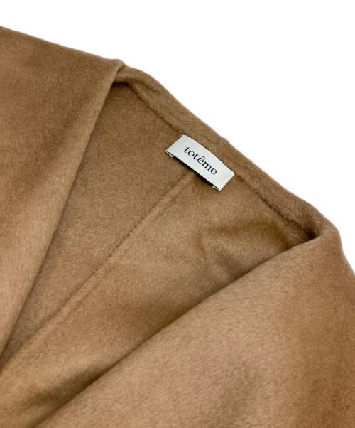 toteme（トーテム）toteme (トーテム) WOOL LONG コート ベージュ サイズ:XSの古着・服飾アイテム