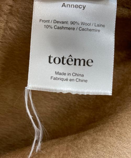 toteme（トーテム）toteme (トーテム) WOOL LONG コート ベージュ サイズ:XSの古着・服飾アイテム