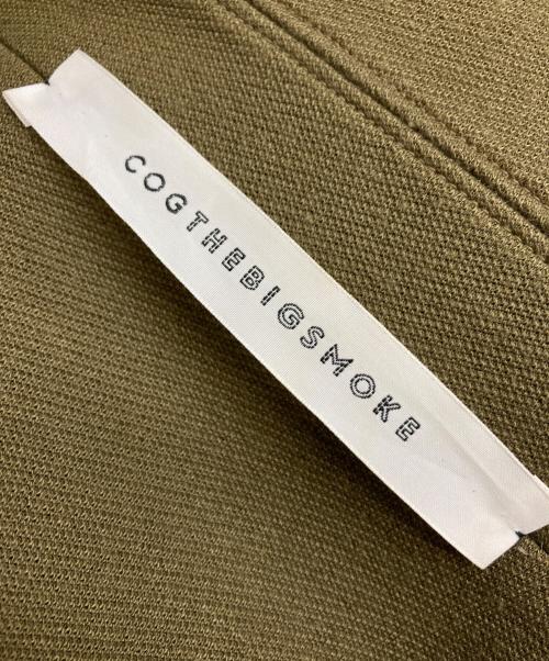 COGTHEBIGSMOKE（コグザビッグスモーク）COGTHEBIGSMOKE (コグザビッグスモーク) ペンタゴンツイルコート オリーブ サイズ:不明(実寸参照)の古着・服飾アイテム