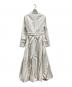 L’AUBE BLANC (ローブブラン) Spiral balloon Dress ホワイト サイズ:S：9000円