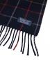 Burberry's (バーバリーズ) カシミヤチェックマフラー ネイビー：10000円