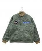 BUZZ RICKSON'Sバズリクソンズ）の古着「CWU-9/P LINER JACKET “TIGER SHARKS WILLIAM TELL '61”」｜オリーブ