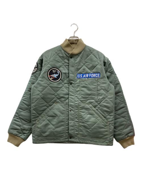 BUZZ RICKSON'S（バズリクソンズ）BUZZ RICKSON'S (バズリクソンズ) CWU-9/P LINER JACKET “TIGER SHARKS WILLIAM TELL '61” オリーブ サイズ:Mの古着・服飾アイテム