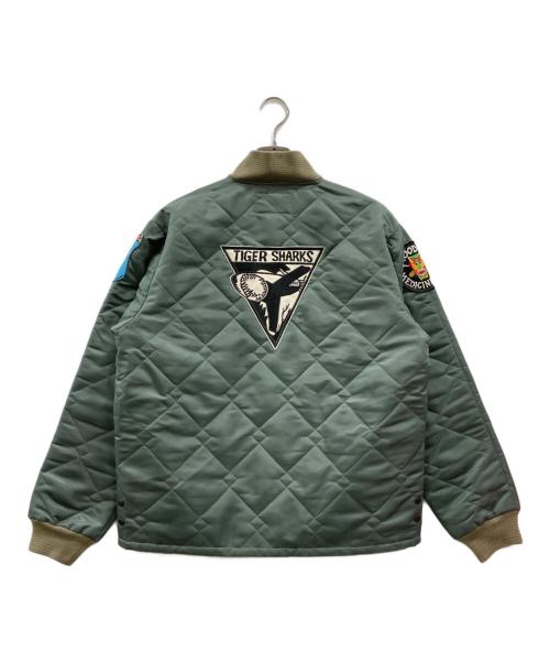BUZZ RICKSON'S（バズリクソンズ）BUZZ RICKSON'S (バズリクソンズ) CWU-9/P LINER JACKET “TIGER SHARKS WILLIAM TELL '61” オリーブ サイズ:Mの古着・服飾アイテム