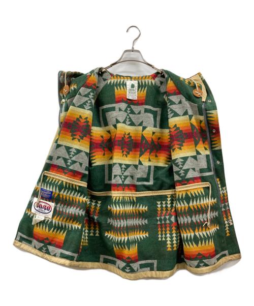 SIERRA DESIGNS（シエラデザインズ）SIERRA DESIGNS (シエラデザインズ) PENDLETON (ペンドルトン) ラインドマウンテンパーカー ベージュ サイズ:Mの古着・服飾アイテム