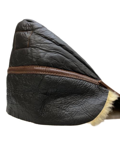 BUZZ RICKSON'S（バズリクソンズ）BUZZ RICKSON'S (バズリクソンズ) MOUTON B-2 CAP ブラウン サイズ:7 5/8の古着・服飾アイテム