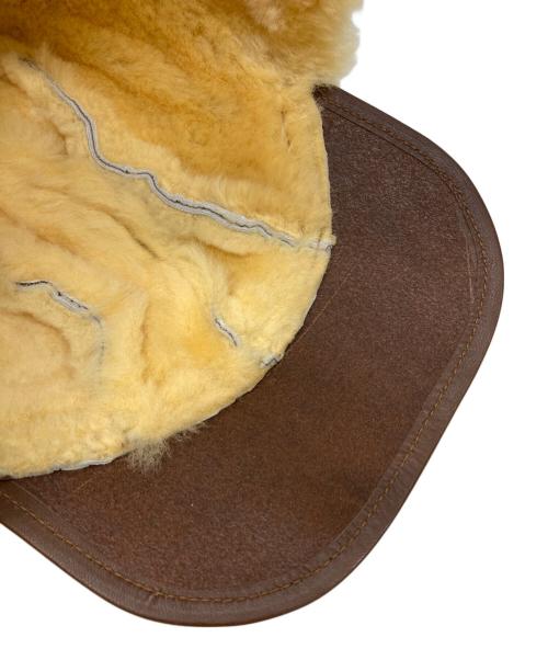 BUZZ RICKSON'S（バズリクソンズ）BUZZ RICKSON'S (バズリクソンズ) MOUTON B-2 CAP ブラウン サイズ:7 5/8の古着・服飾アイテム
