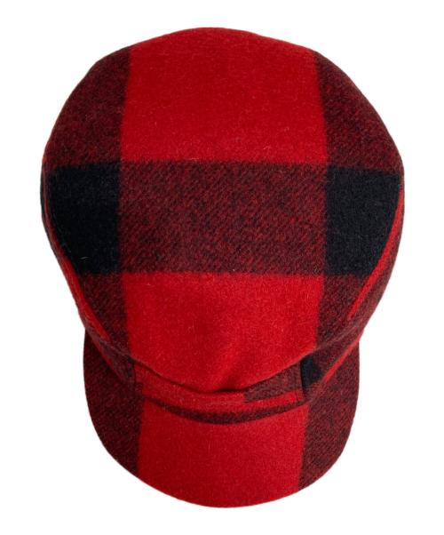 FILSON（フィルソン）FILSON (フィルソン) ウールマッキノーキャップ レッドの古着・服飾アイテム