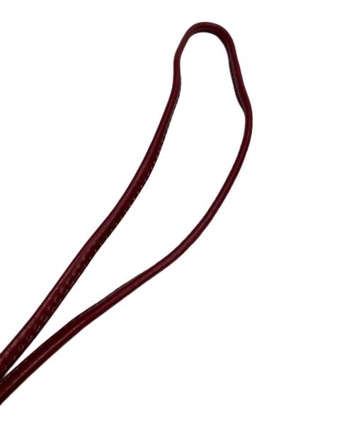 LOEWE（ロエベ）LOEWE (ロエベ) アナグラムスウェードショルダーバッグ パープルの古着・服飾アイテム