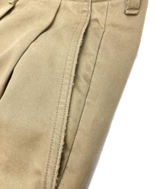 AURALEE（オーラリー）AURALEE (オーラリー) CHINO WIDE TUCK PANTS ベージュ サイズ:1の古着・服飾アイテム