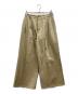 AURALEE（オーラリー）の古着「CHINO WIDE TUCK PANTS」｜ベージュ