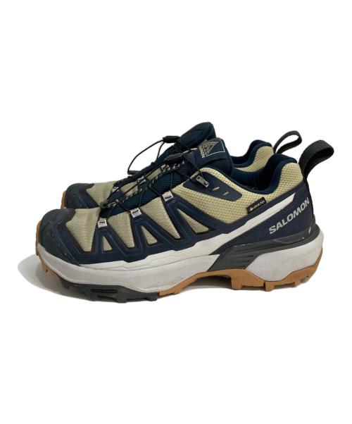 SALOMON（サロモン）SALOMON (サロモン) X ULTRA 360 EDGE GORE-TEX ベージュ×ネイビー サイズ:25cmの古着・服飾アイテム