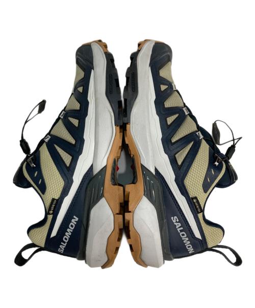 SALOMON（サロモン）SALOMON (サロモン) X ULTRA 360 EDGE GORE-TEX ベージュ×ネイビー サイズ:25cmの古着・服飾アイテム