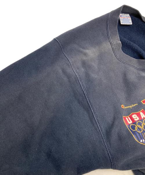 Champion REVERSE WEAVE（チャンピオン リバース ウィーブ）Champion REVERSE WEAVE (チャンピオン リバース ウィーブ) オリンピック記念スウェット ネイビー サイズ:Mの古着・服飾アイテム
