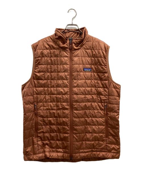 Patagonia（パタゴニア）Patagonia (パタゴニア) Nano Puff Vest ブラウン サイズ:Lの古着・服飾アイテム