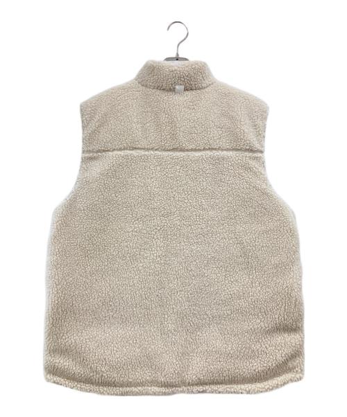 Patagonia（パタゴニア）Patagonia (パタゴニア) リバーシブル・ビビー・ダウン・ベスト ブラックxグレー×アイボリー サイズ:Lの古着・服飾アイテム