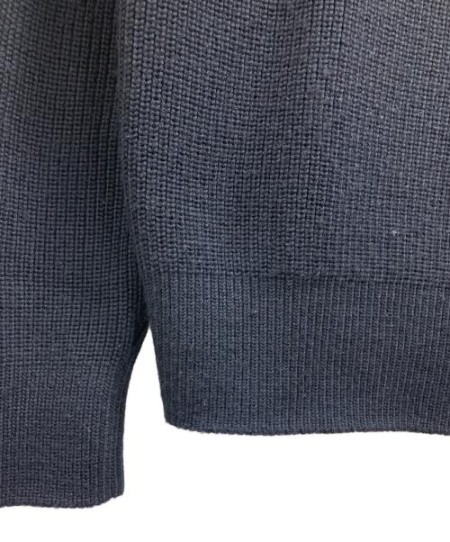 MHL（マーガレットハウエル）MHL (マーガレットハウエル) MERINO WOOL KNITWEAR ネイビー サイズ:Mの古着・服飾アイテム