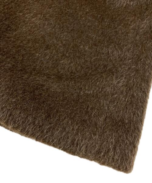 MaxMara（マックスマーラ）MaxMara (マックスマーラ) ウールアルパカ混ガウンコート ブラウン サイズ:38の古着・服飾アイテム
