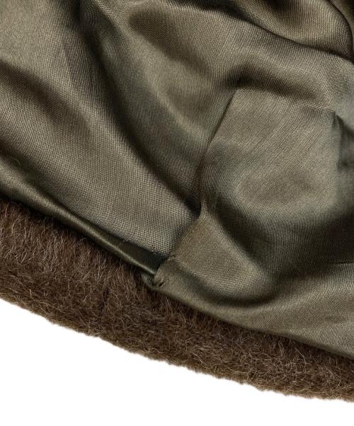 MaxMara（マックスマーラ）MaxMara (マックスマーラ) ウールアルパカ混ガウンコート ブラウン サイズ:38の古着・服飾アイテム