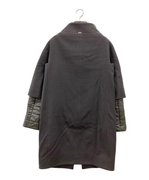 HERNO（ヘルノ）HERNO (ヘルノ) レイヤードスリーブシップアップダウンコート ブラウン サイズ:38の古着・服飾アイテム