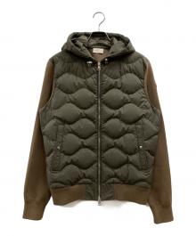 MONCLER（モンクレール）の古着「CADIGAN TRICOT」｜ブラウン×オリーブ