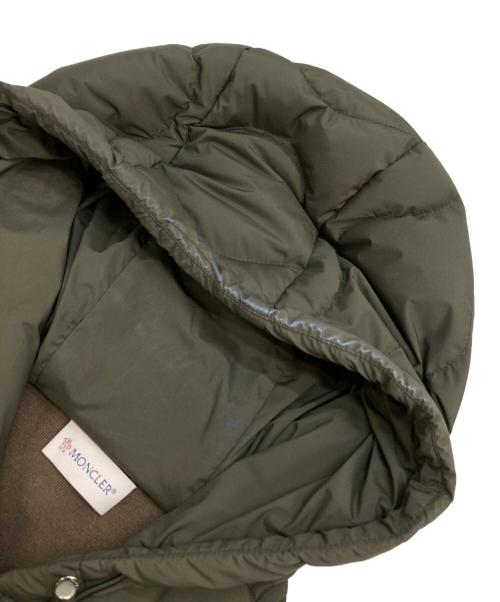 MONCLER（モンクレール）MONCLER (モンクレール) CADIGAN TRICOT ブラウン×オリーブ サイズ:Lの古着・服飾アイテム