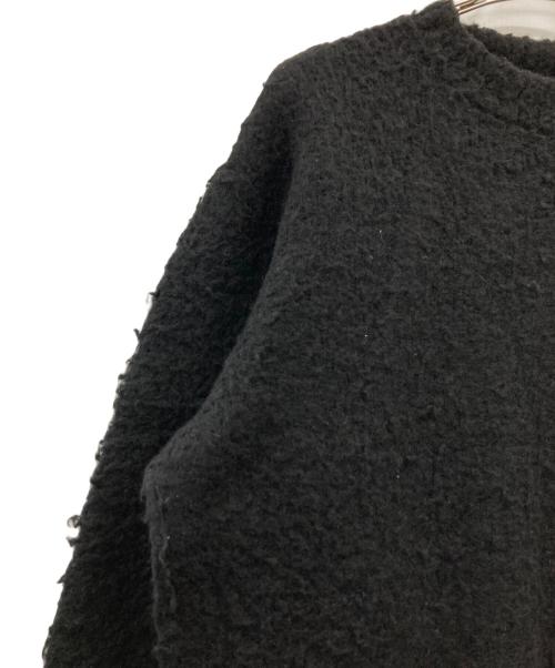 sacai（サカイ）sacai (サカイ) ピリングニットセーター ブラック サイズ:3の古着・服飾アイテム