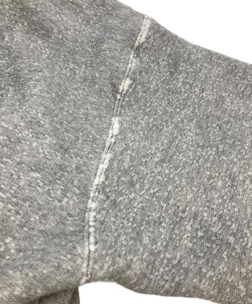 Saint Laurent Paris（サンローランパリ）Saint Laurent Paris (サンローランパリ) バックプリントダメージ加工パーカー グレー サイズ:Lの古着・服飾アイテム
