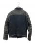 BALMAIN (バルマン) レザースウェットライダースジャケット ブラック サイズ:L：15000円