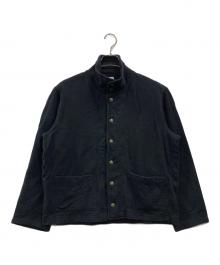 South2 West8（サウスツー ウエストエイト）の古着「スナップボタンスウェットジャケット」｜ブラック