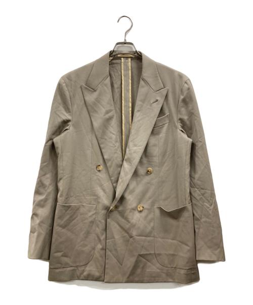 CARUSO（カルーゾ）CARUSO (カルーゾ) ダブルセットアップスーツ ベージュ サイズ:48の古着・服飾アイテム