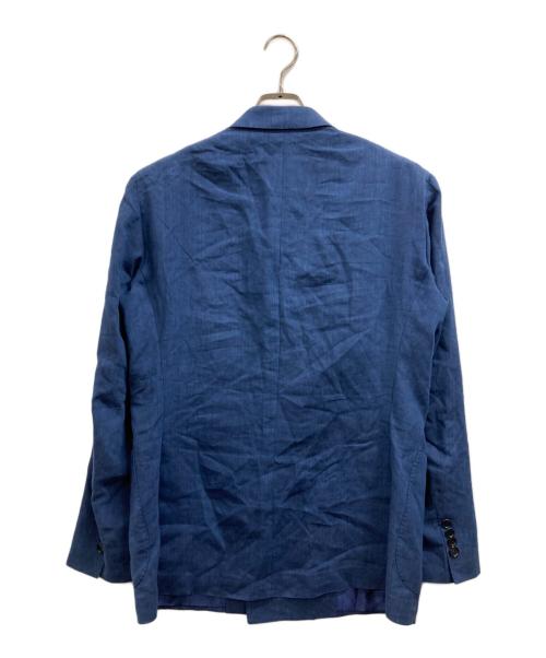 De Petrillo（デペトリロ）De Petrillo (デペトリロ) ダブルリネンセットアップスーツ ブルー サイズ:48の古着・服飾アイテム