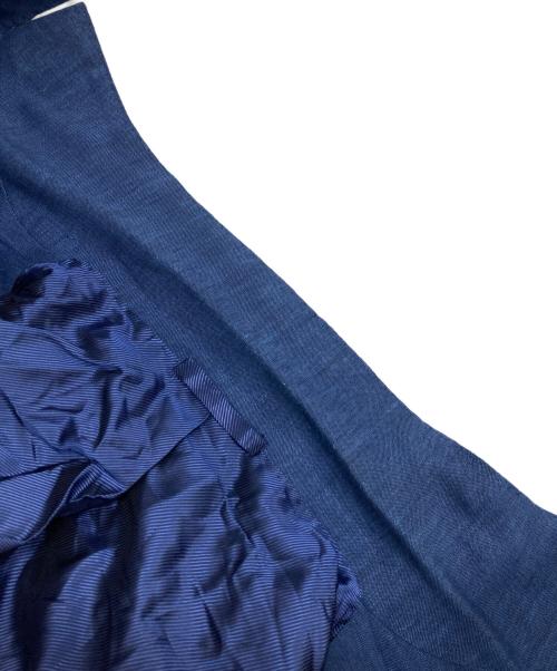 De Petrillo（デペトリロ）De Petrillo (デペトリロ) ダブルリネンセットアップスーツ ブルー サイズ:48の古着・服飾アイテム