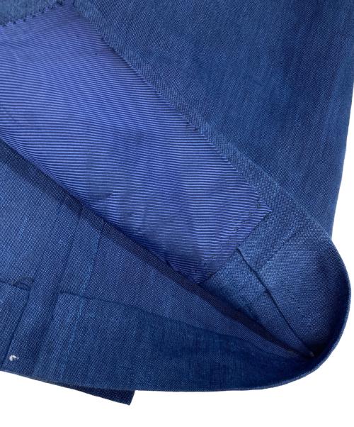De Petrillo（デペトリロ）De Petrillo (デペトリロ) ダブルリネンセットアップスーツ ブルー サイズ:48の古着・服飾アイテム