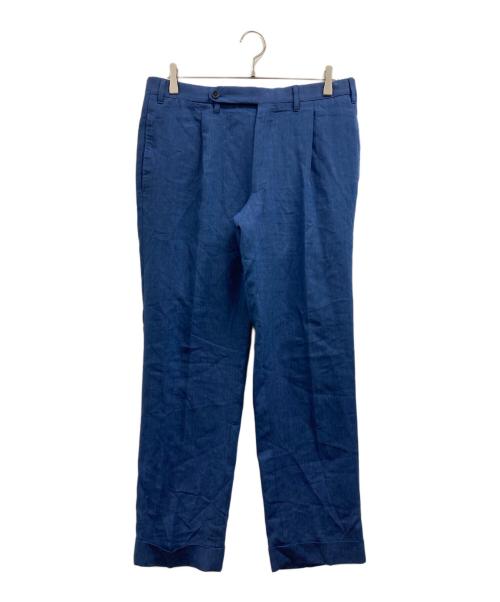 De Petrillo（デペトリロ）De Petrillo (デペトリロ) ダブルリネンセットアップスーツ ブルー サイズ:48の古着・服飾アイテム