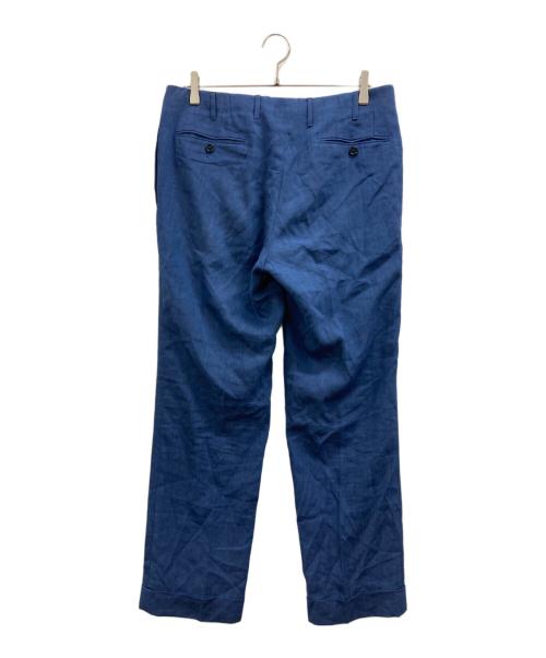 De Petrillo（デペトリロ）De Petrillo (デペトリロ) ダブルリネンセットアップスーツ ブルー サイズ:48の古着・服飾アイテム